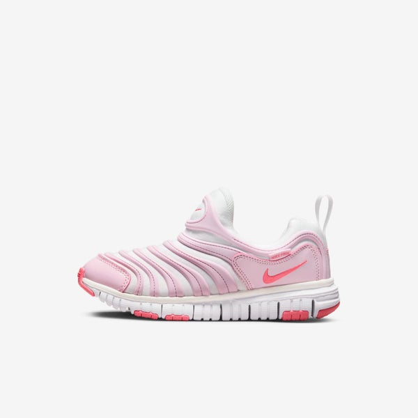 Nike Dynamo Free PS Summit White Pink Gaze Kids Preschool Casual Shoe 343738-100 Carousel 2