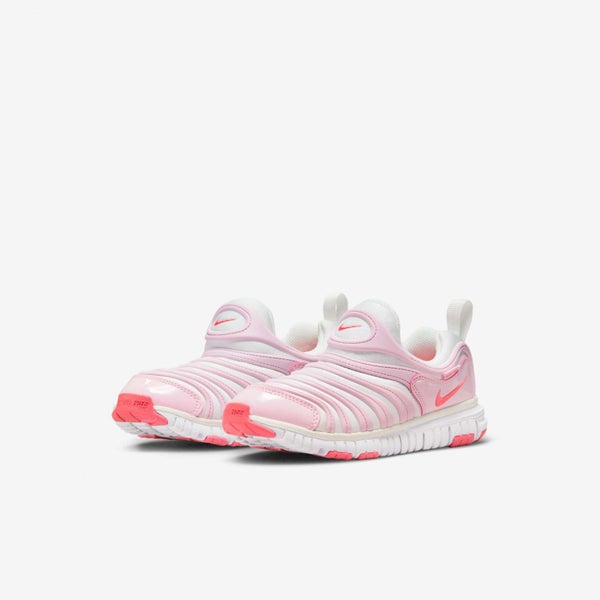 Nike Dynamo Free PS Summit White Pink Gaze Kids Preschool Casual Shoe 343738-100 Carousel 16