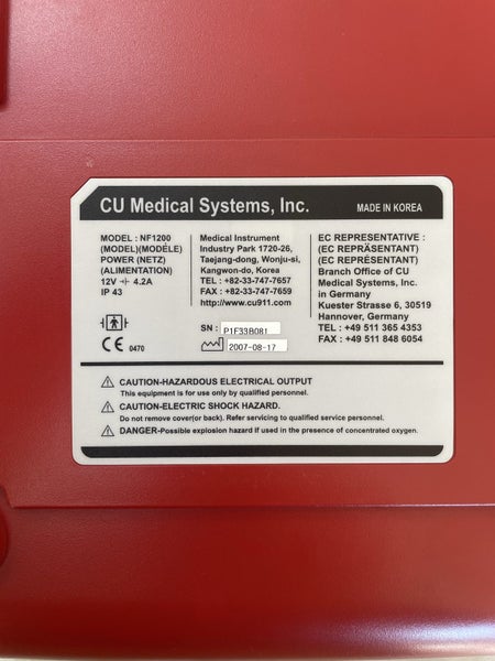AED iPad NF1200 Defibrillator63003263188097112