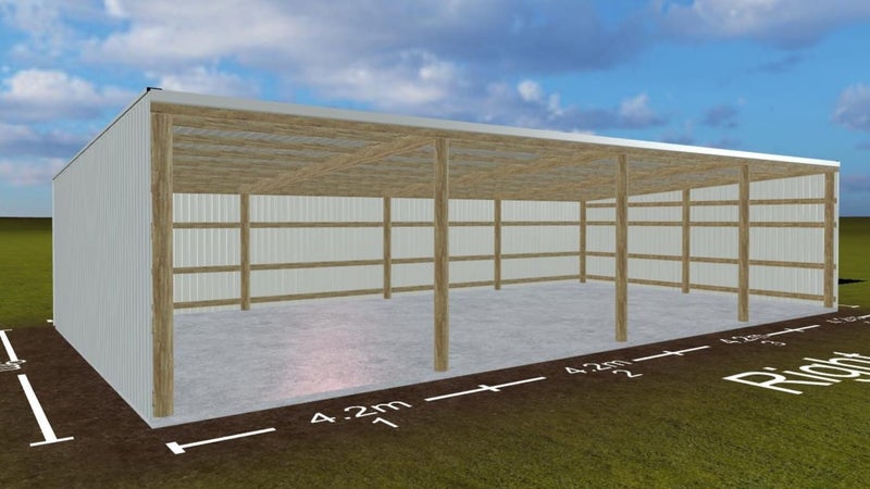 4 Bay Farm Shed 9m deep Carousel 2