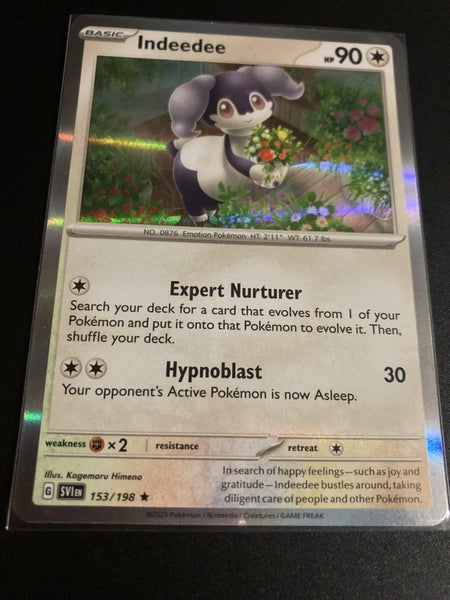 Indeedee (HOLO) *Rare* S&V Base #153/198 NM/Mint Carousel 1
