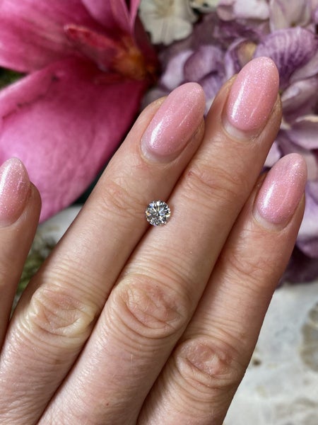 $1 RES ~ $758 Buy Now * 0.57ct Diamond Round Brilliant Laboratory Grown62991661678210114