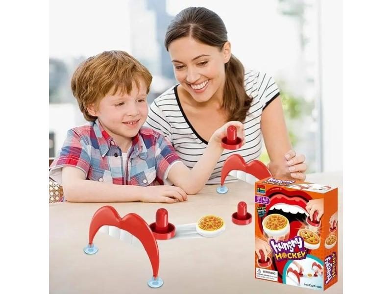 Desktop Hockey Game Portable Finger Ice Hockey Table Toy Hockey Percussion Carousel 1