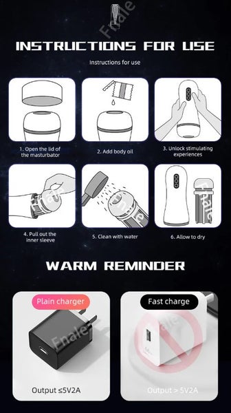 Male Masturbator Automatic Sucking Vibration Blowjob Machine Carousel 9