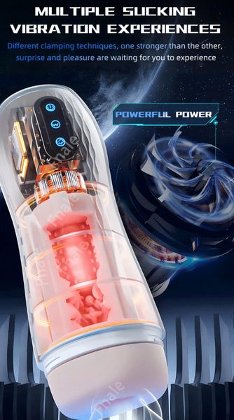 Male Masturbator Automatic Sucking Vibration Blowjob Machine Carousel 2