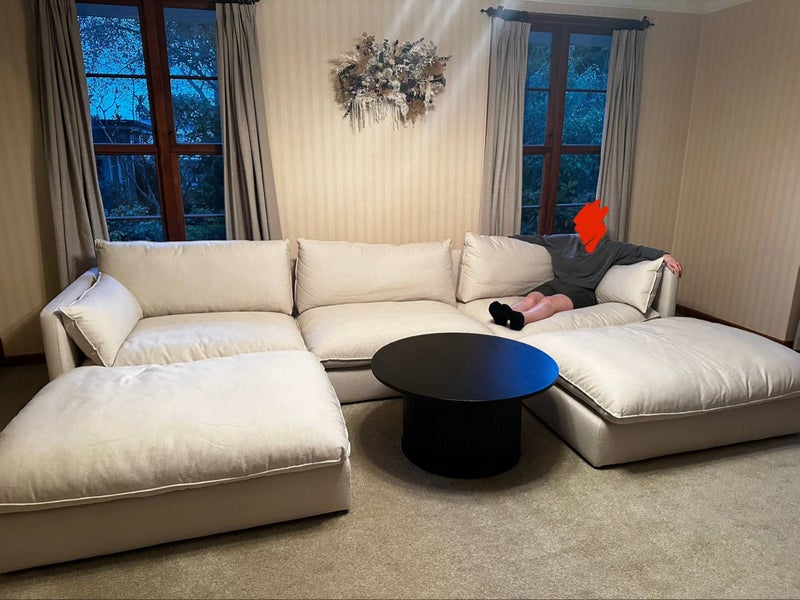 Marcello & Co Aspen Maxi Couch in Natural62981390076289112