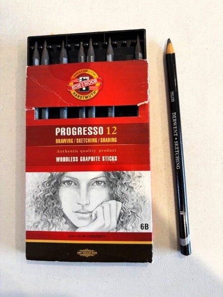 Painting gear: sketchbook, brushes, palette, drawing pads, paint etc (2027S/A) Carousel 2