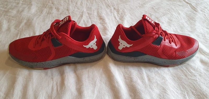 Project Rock X UFC BSR Red Shoes Size 13 US62978587067906113