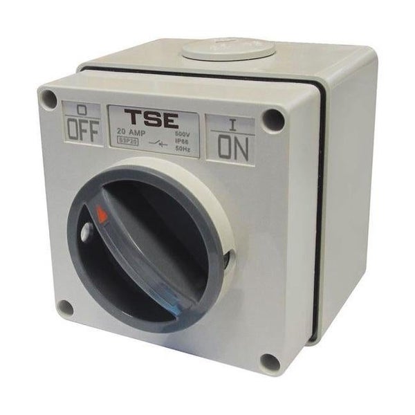 Tradesave Weatherproof Switch 3 Pole 32A - Stainless (TSISW332) Carousel 1