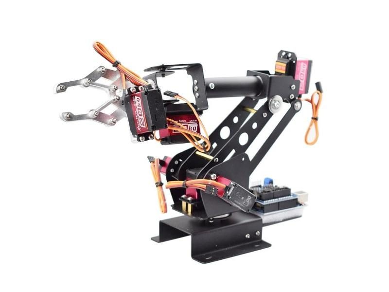 Cheap Assembled Arduino 6 DOF Robot Arm With Digital Servos Gripper For Carousel 1
