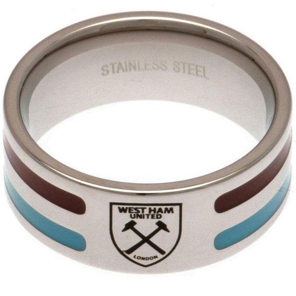 West Ham United FC Colour Stripe Ring Small Carousel 1