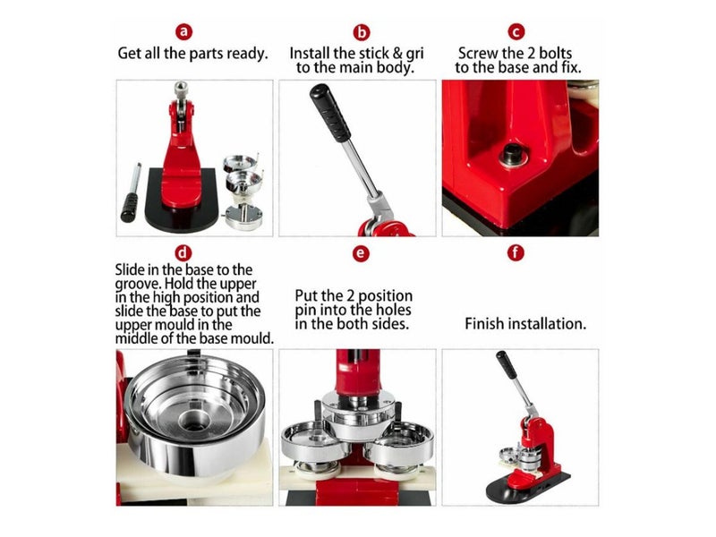 Pinback Badge Button Maker Machine NZ Clearance64430495095554114