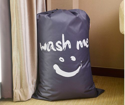 Laundry Basket Washing Basket Blue Carousel 1