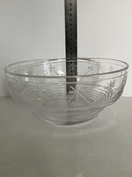 Mid century Stuart crystal bowl - useful size444080299537213448