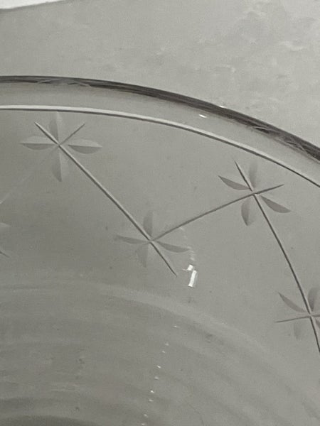 Mid century Stuart crystal bowl - useful size444080299537213449