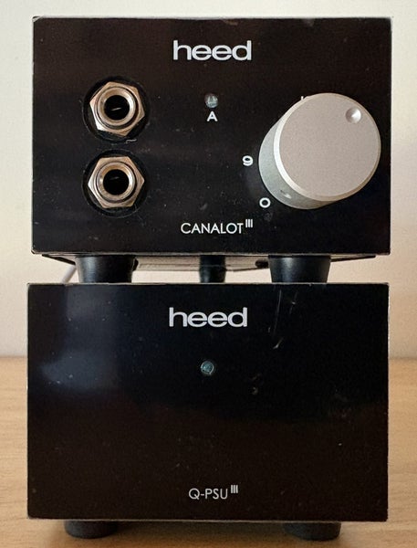 Heed Audio Canalot III headphone amplifier & Heed Audio Q PSU III power supply Carousel 2