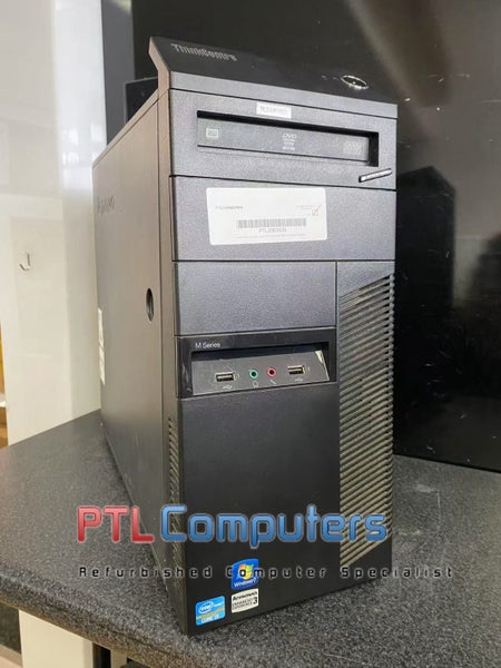 *$1 Reserve* Lenovo M82 Tower Core i5-3470 3.2GHz 4GB 500GB HDD WIN10 PRO Carousel 1