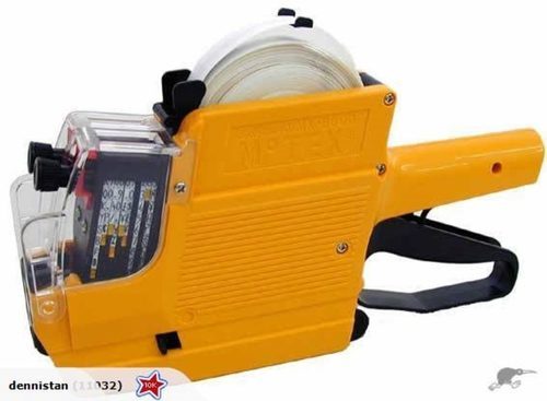 MX-6600 Two Line Pricing Gun+10000 labels +InkX1 Carousel 1