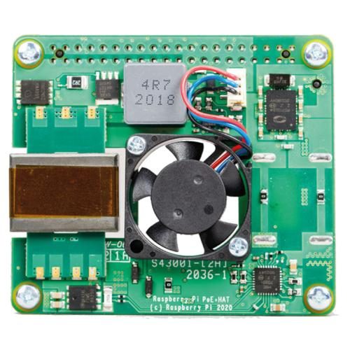 Raspberry Pi Add-On Board 2021 Updated Version PoE+ HAT Power over Ethernet HAT Carousel 1
