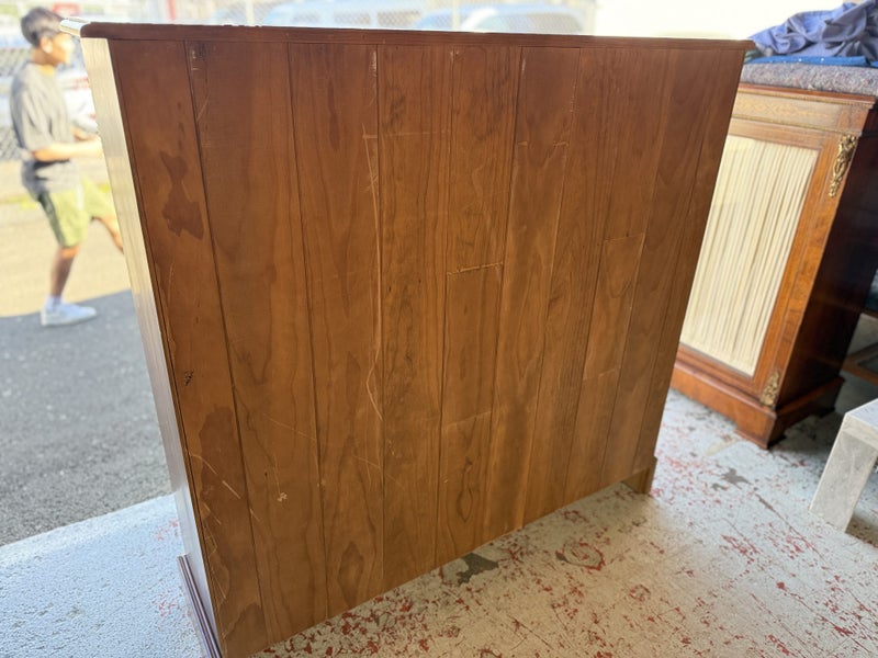 A Vintage Solid Cherry Wood Book Shelf Carousel 20