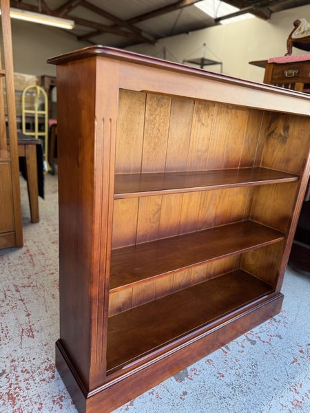 A Vintage Solid Cherry Wood Book Shelf Carousel 2