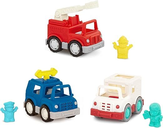 Battat 3 Little Emergency Vehicles Carousel 1