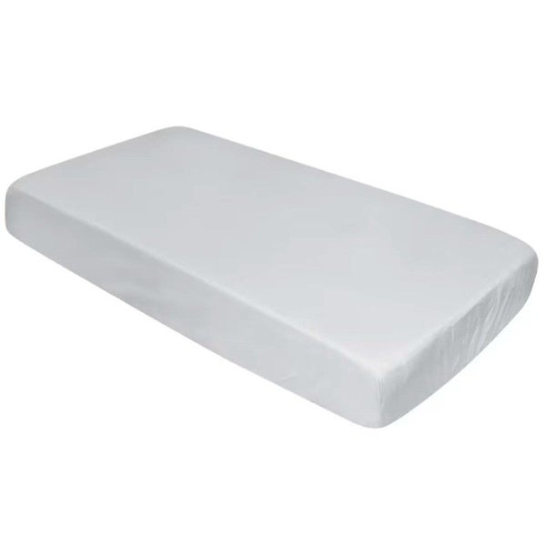 SPACESAVER COT SHEET FITTED POLYCOTTON SILVER Carousel 1