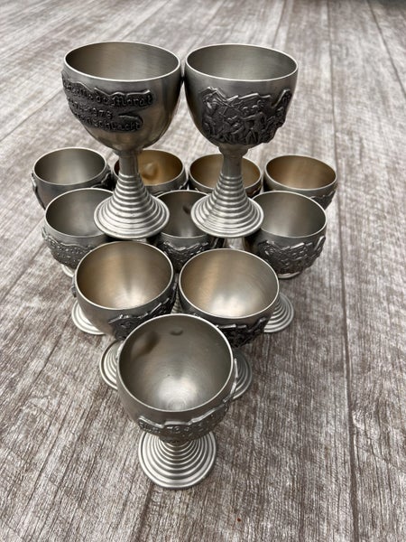 Pewter Jug and Goblets Swiss62995622937474111