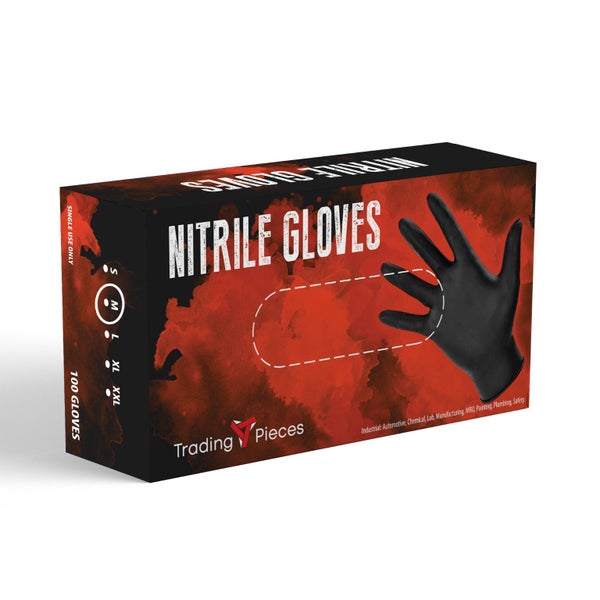 Plain Nitrile Gloves for Light Work SIZE XL Carousel 1