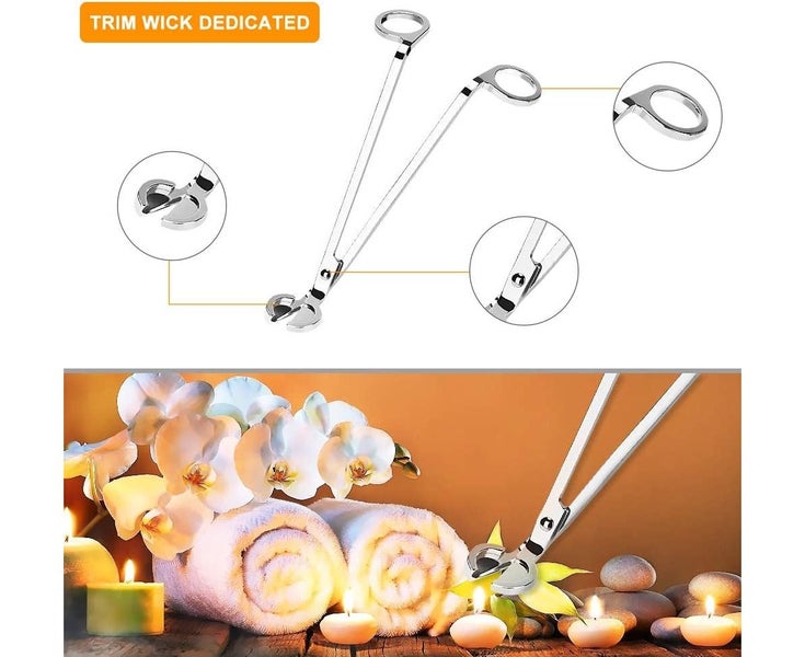 Candle Accessory Set, 3-in-1 Candle Accessories Tool Set with Candle -Silver Carousel 5
