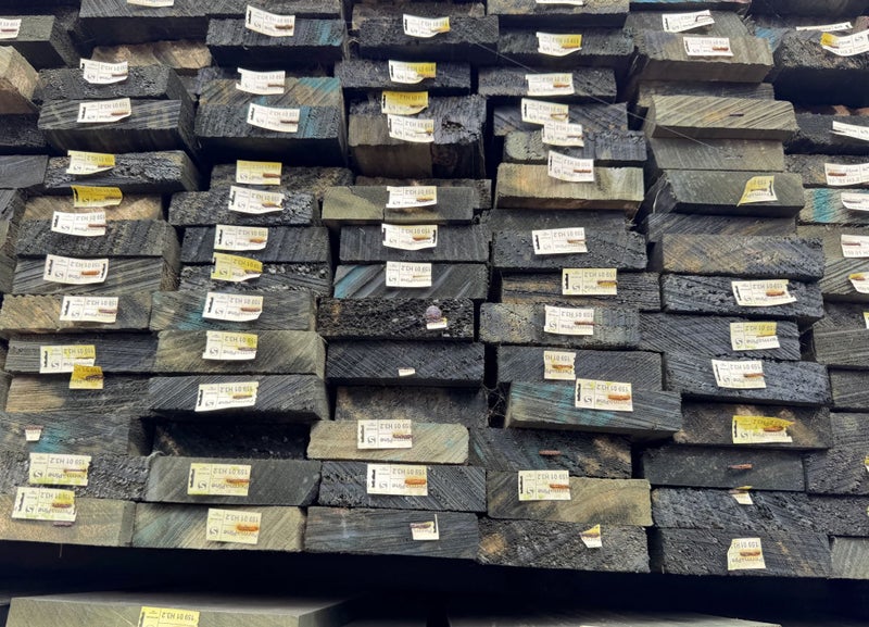 PINE, FENCING, ROUGH SAWN, MERCH, 100 x 25mm, H3.2 TREATED - 1248m - TBT138362984191958147114