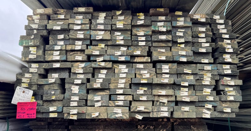 PINE, FENCING, ROUGH SAWN, MERCH, 100 x 25mm, H3.2 TREATED - 960m - TBT1390 Carousel 1
