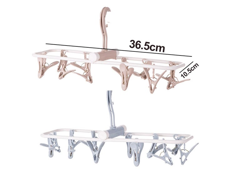 2pcs Clothes Drying Racks Folding Portable Underwear Hangers Hanging Drying Carousel 2