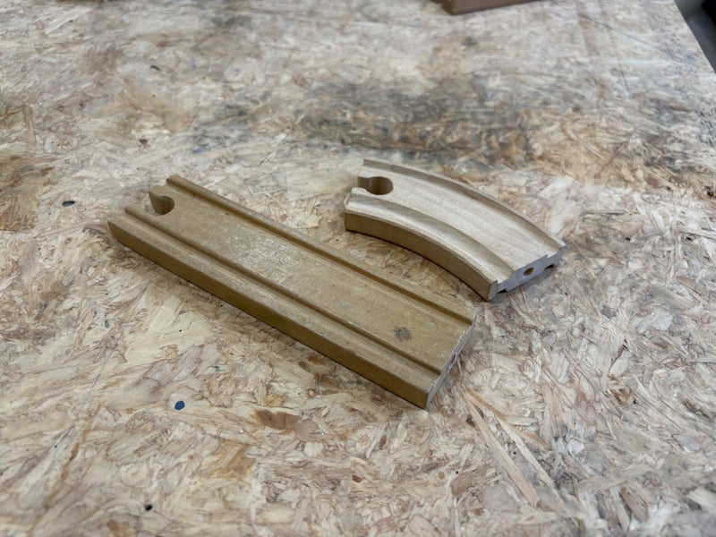 Replacement Pegs for Wooden Train Tracks – Compatible with Major Brands Carousel 2