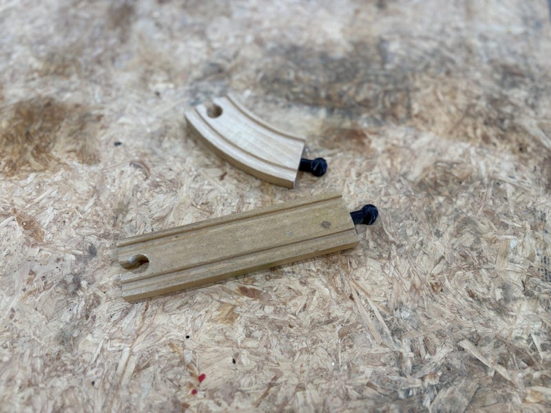 Replacement Pegs for Wooden Train Tracks – Compatible with Major Brands Carousel 5