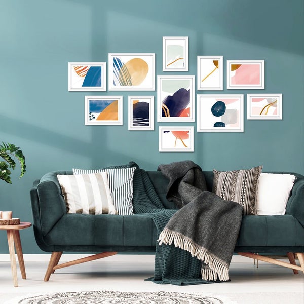 Artiss Photo Frames Art Holder 11PCS 5x7" 6x8" 8x10" White Carousel 7