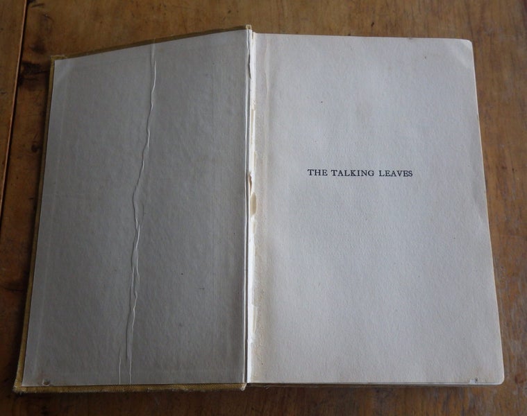 *** THE TALKING LEAVES *** AN INDIAN STORY - by - WILLIAM STODDARD **62981391046019114