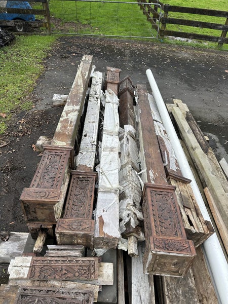 7x Balinese Recycled Teak Pergola Posts62987927441667113