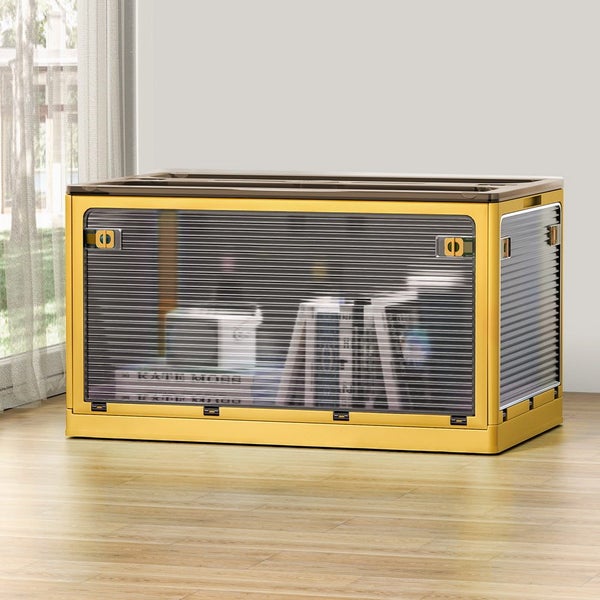 Artiss Storage Box Container Foldable Stackable 5 Sides Open Transparent 115L Carousel 7