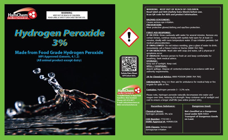 3% Hydrogen Peroxide (5L) - FOOD GRADE Carousel 2