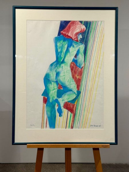 Jan Nigro ''Nude'' (1920-2012) Signed and Dated 1985 Carousel 1