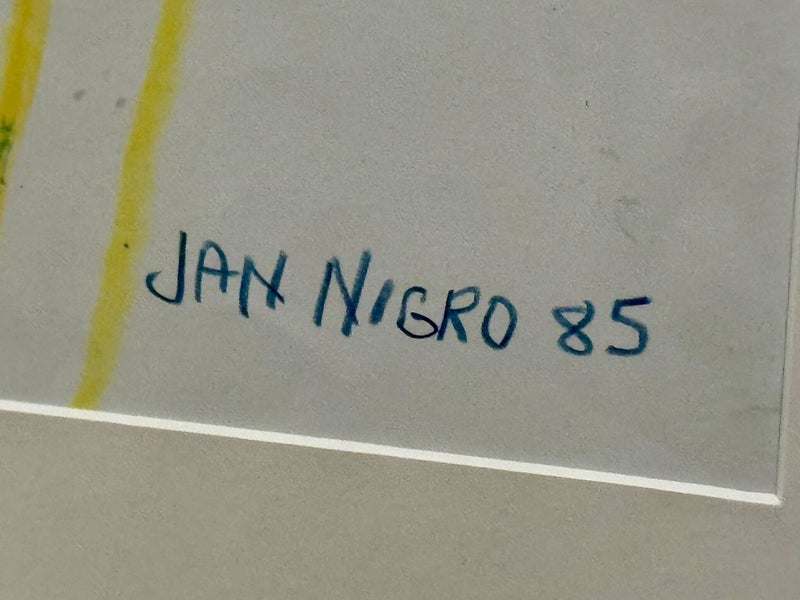 Jan Nigro ''Nude'' (1920-2012) Signed and Dated 1985 Carousel 3