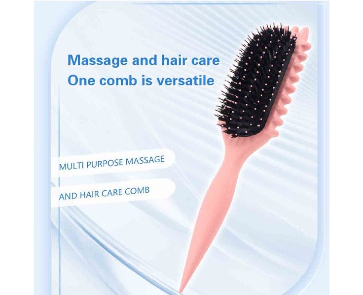 Curly Hair Hairdressing Comb Women Detangling Combs Hair Straightening Scalp Carousel 1