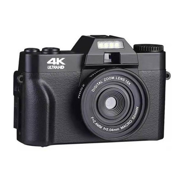 Retro Mirrorless Camera With 4K Hd 16X Zoom Wifi 3-Inch Flip Screen 64G Carousel 2