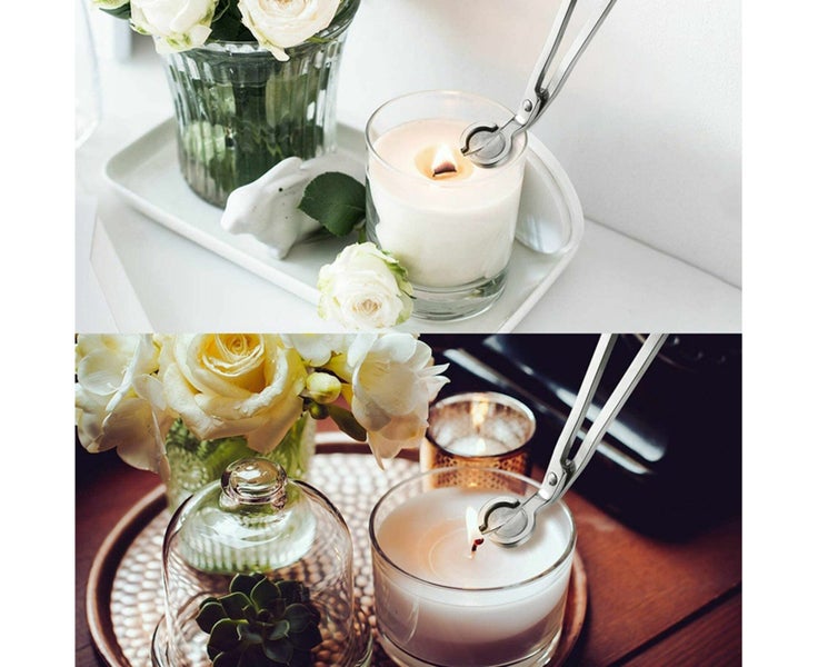Cutting Candle Stainless Steel Oil Wick Lamps Trimmer Scissors Snuffers Tools Carousel 2