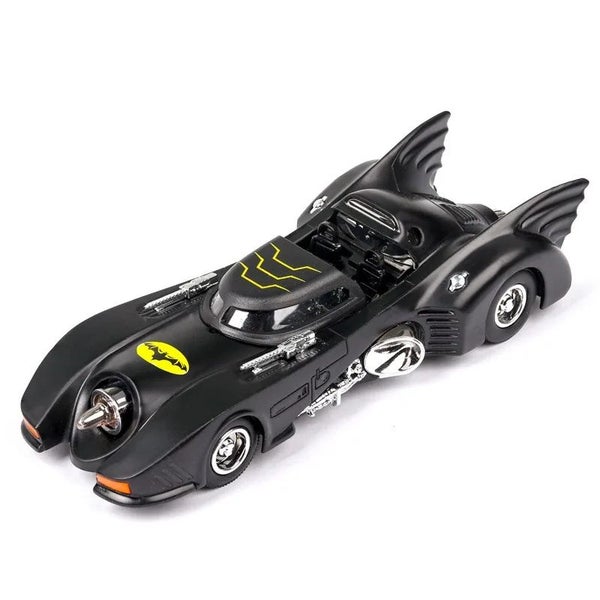 1/38 Alloy Batmobile Toy Car Model Alloy Diecast with Pull Back Sound Light Mode Carousel 2
