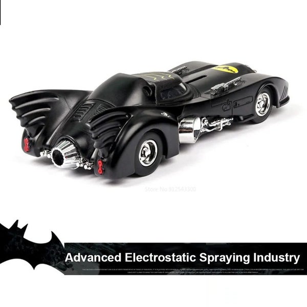 1/38 Alloy Batmobile Toy Car Model Alloy Diecast with Pull Back Sound Light Mode Carousel 7