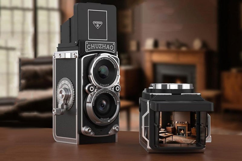 Mini Vintage Digital Camera with 16GB Card Retro Point and Shoot Pocket Camera Carousel 2