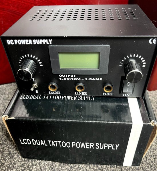 LCD Dual Tattoo Power Supply Carousel 1