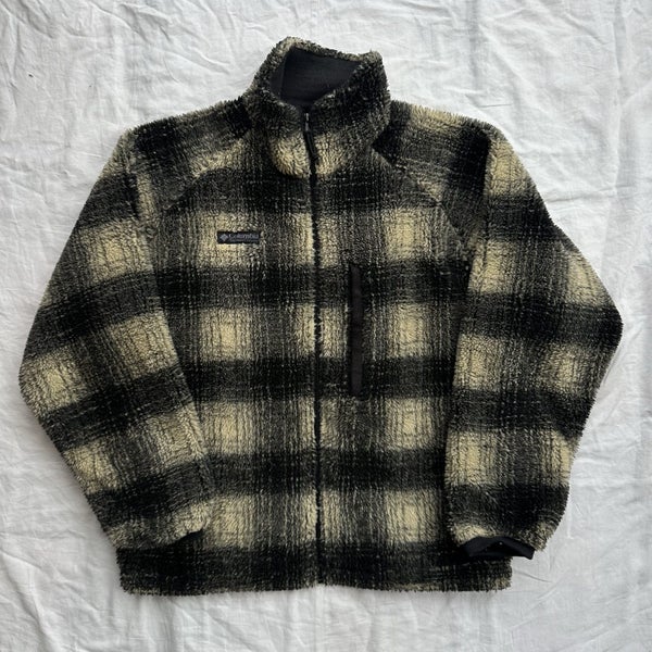 Vintage Columbia Teddy Fleece Zip Up Jacket Carousel 1
